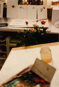 Atelier, rozen schilderen