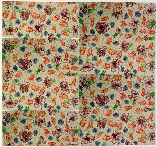Anjer, begonia, primula, dessin nr 20